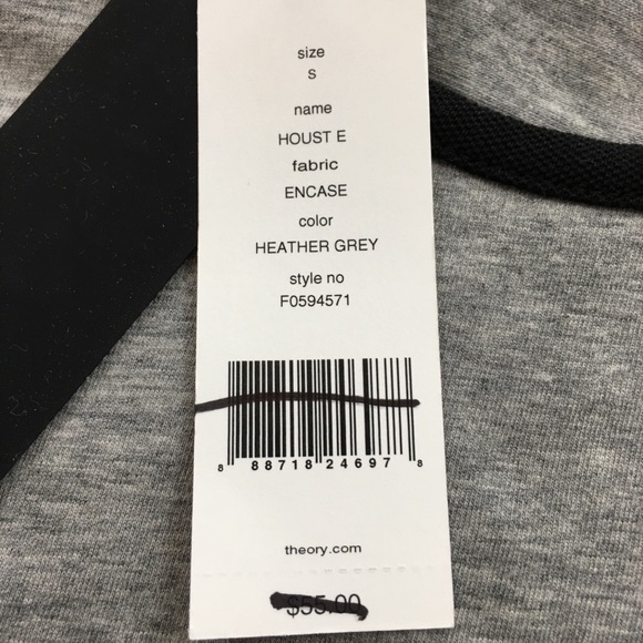Theory - NWT Men’s Charcoal Tank Top - Picture 4 of 6